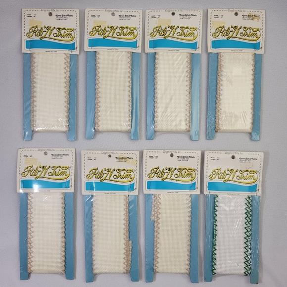 (8) Rib N Trim Cross Stitch Fabric - 14 Count Aida - Picture 1 of 8